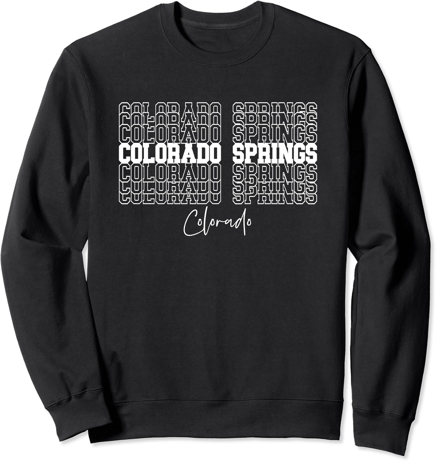 Colorado Springs Colorado Sweatshirt Clothing, Shoes